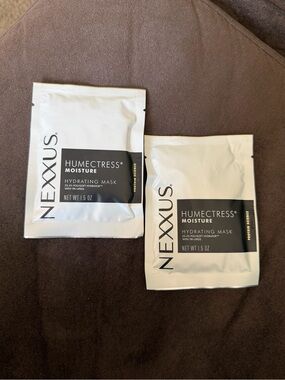 Lot of 2 New Nexxus Humectress Moisture Hydrating Hair Masks